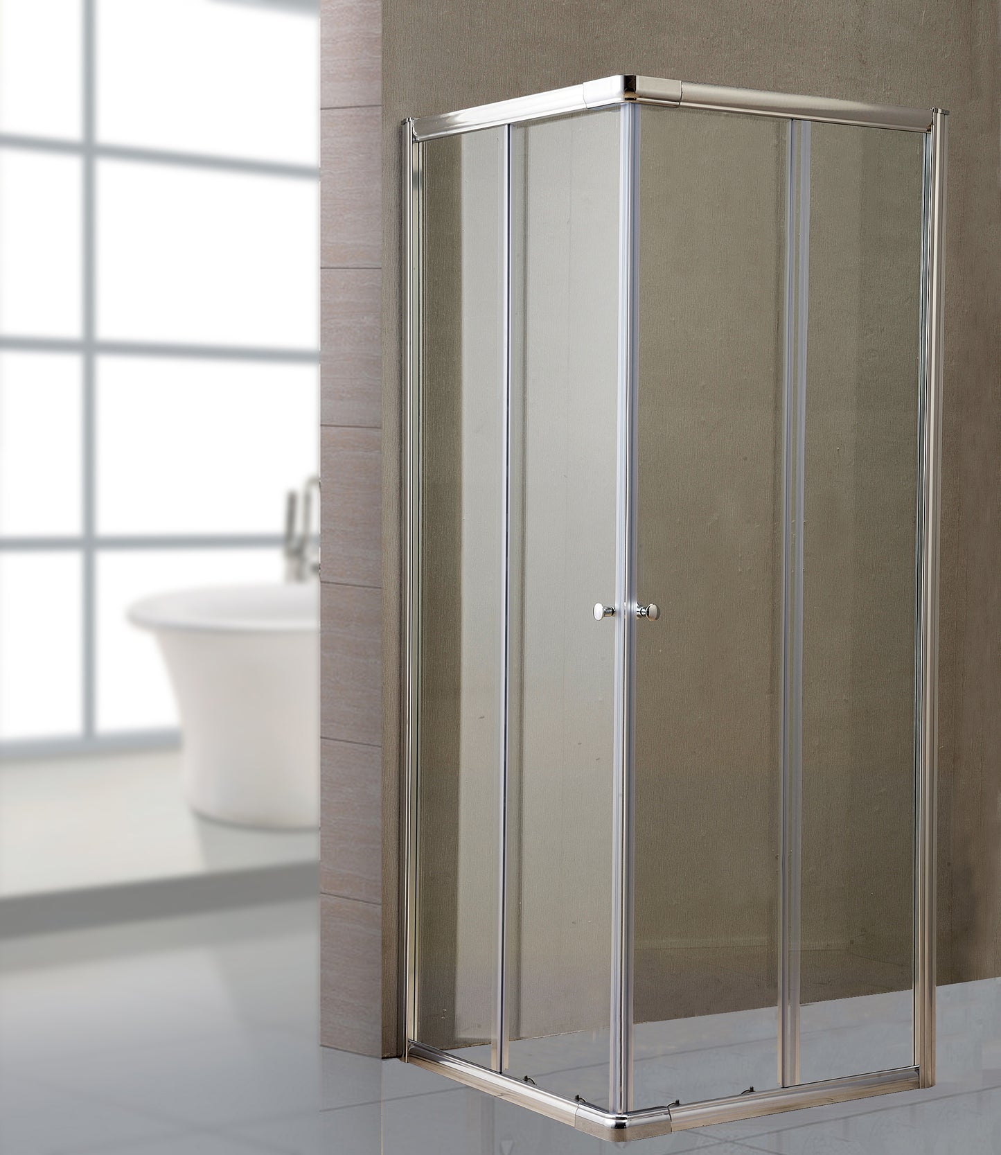 BOX DOCCIA CRISTALLO TRASP 6 MM 80X 80 LUSSO