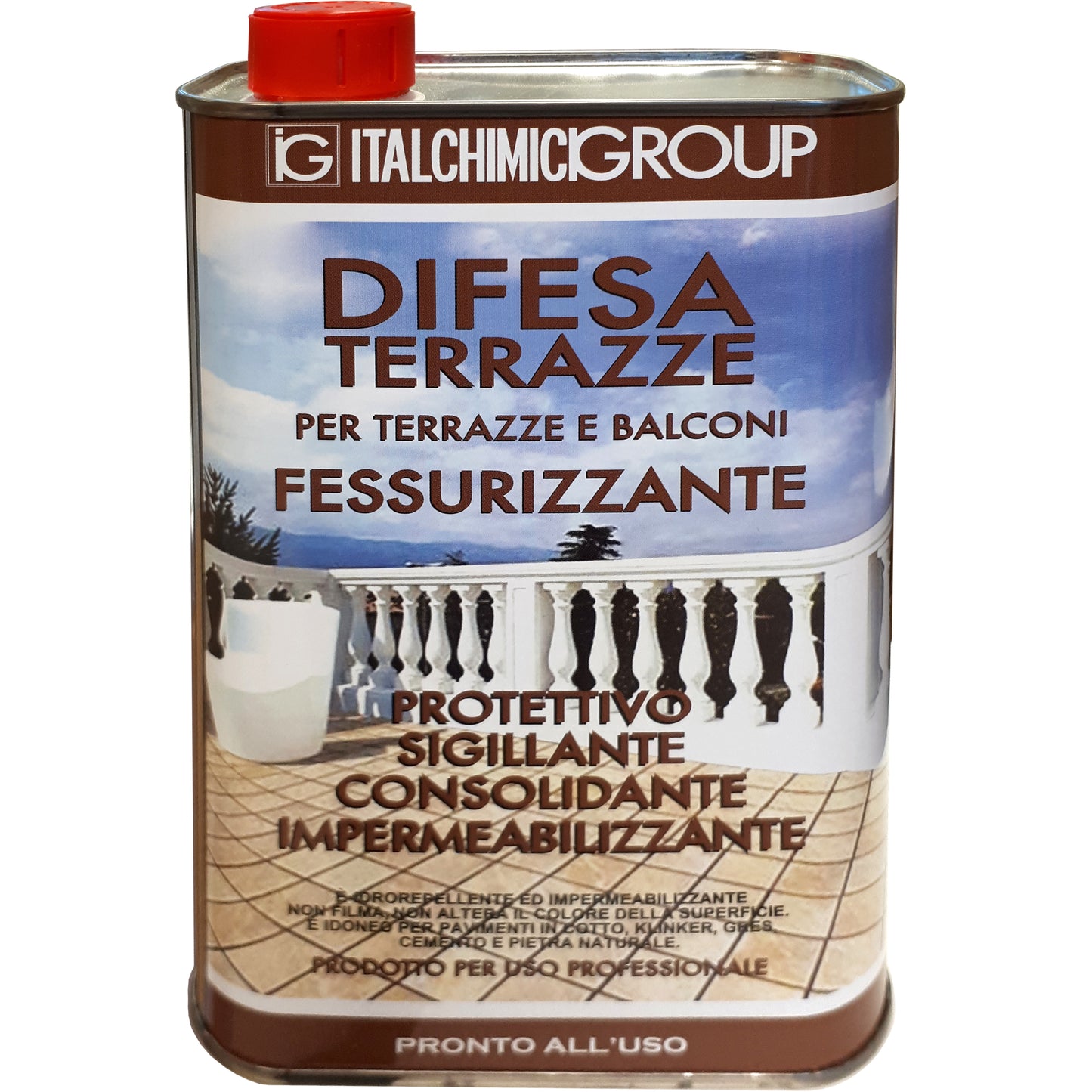 IMPERMEABILIZZANTE DIFESA TERRAZZE  1 L