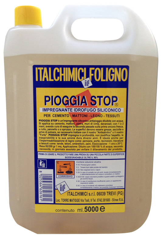 IMPREGNANTE IDROFUGO PIOGGIA STOP  5 L