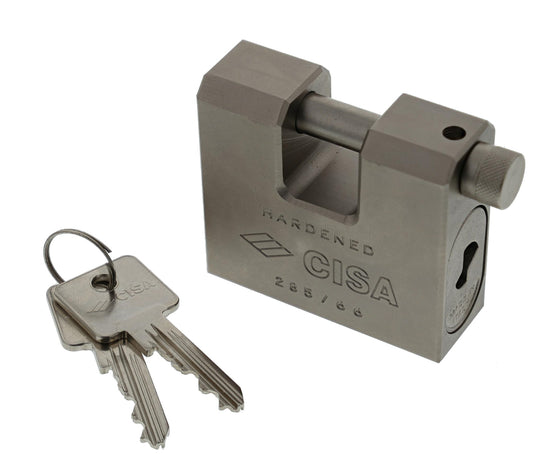 CISA 28550 LUCCHETTO CORAZZATO MONOBL ANTIC 66 MM