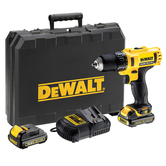 DEWALT TRAPANO 2 BAT. LIT 10,8V 2,0AH DCD710D2-QW