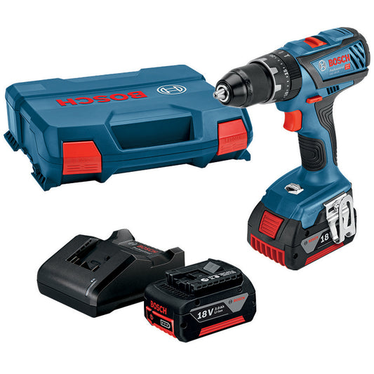 BOSCH-B 18VP TRAPANO 2 BATT. 3,0AH GSB 18V-28