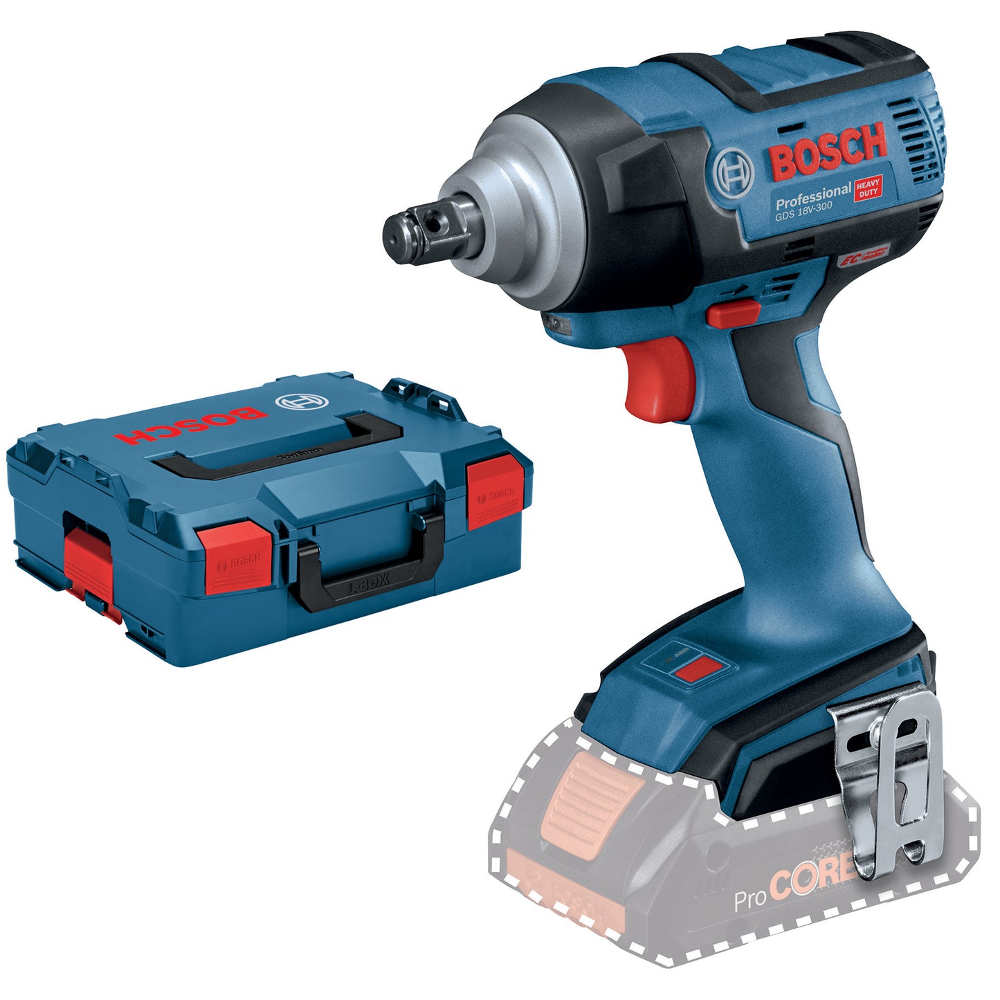 BOSCH-B 18V AVVITATORE GDS 18V-300 SENZA BATTERIA