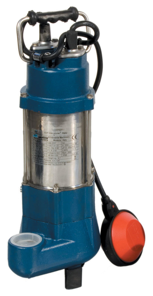 ELETTROPOMPA VORTEX ACQUE LURIDE 0,5 HP VTXS050G