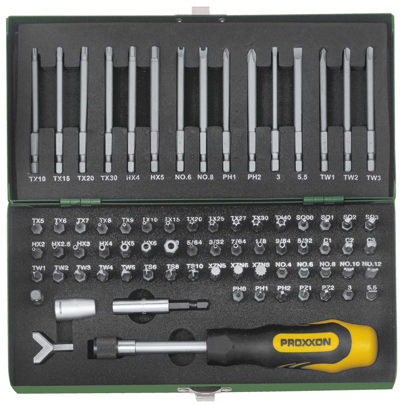 PROXXON 23107 INSERTI SPECIALI SET 75 PZ