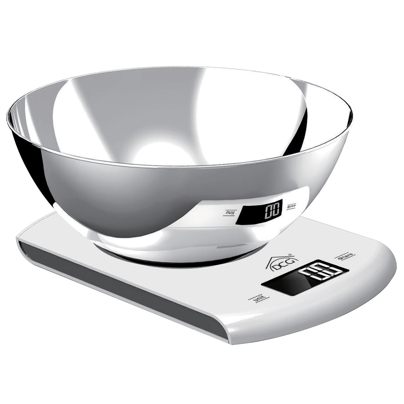 BILANCIA CUCINA ELETTRONICA 5 KG INOX PWC 8045