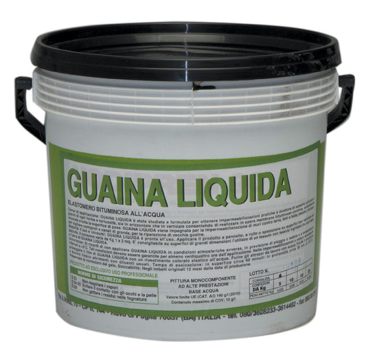 GUAINA LIQUIDA BITUMINOSA NERO  5 KG