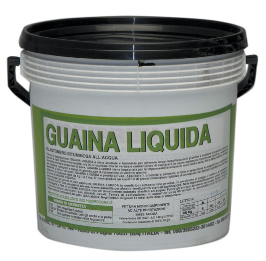 GUAINA LIQUIDA BITUMINOSA NERO 18 KG