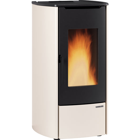 TERMOSTUFA PELLET 14.8 KW MARINA IDRO H11 AVORIO