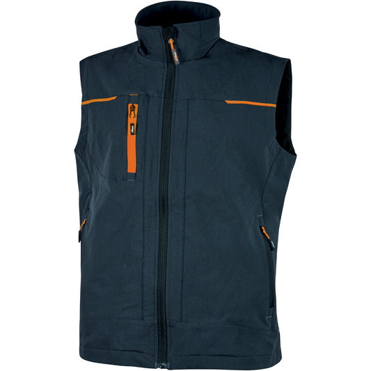 U-POWER GILET SATURN BLUE/ARANCIO TG.  M