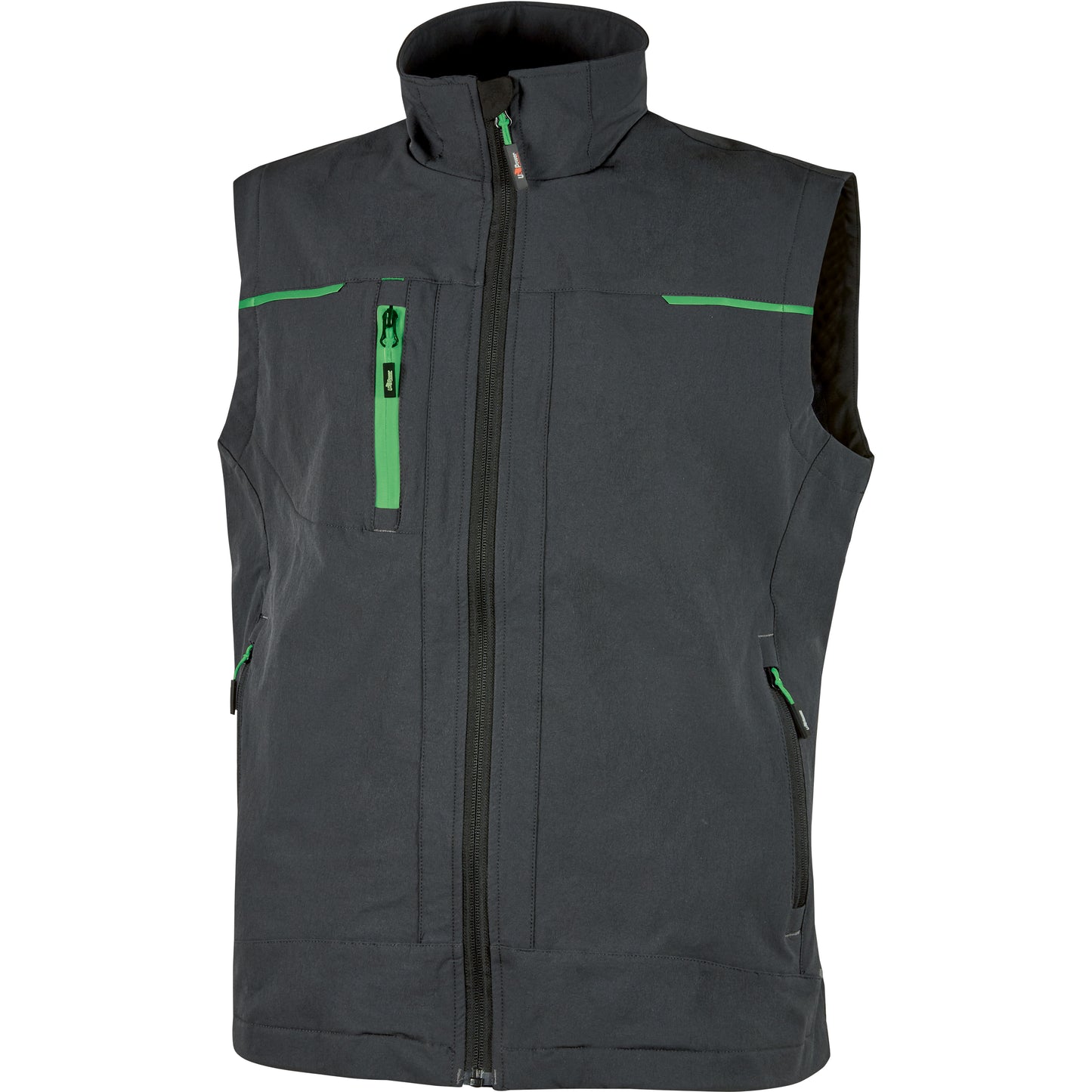 U-POWER GILET SATURN GRIGIO/VERDE TG.  M