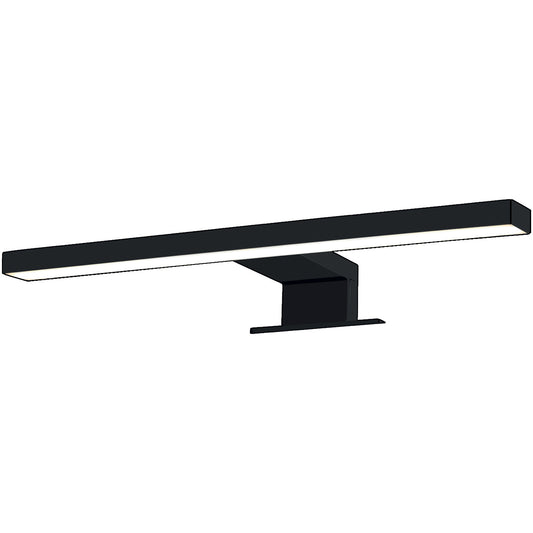 APPLIQUE DA BAGNO LED 30 CM NERO LAMPO