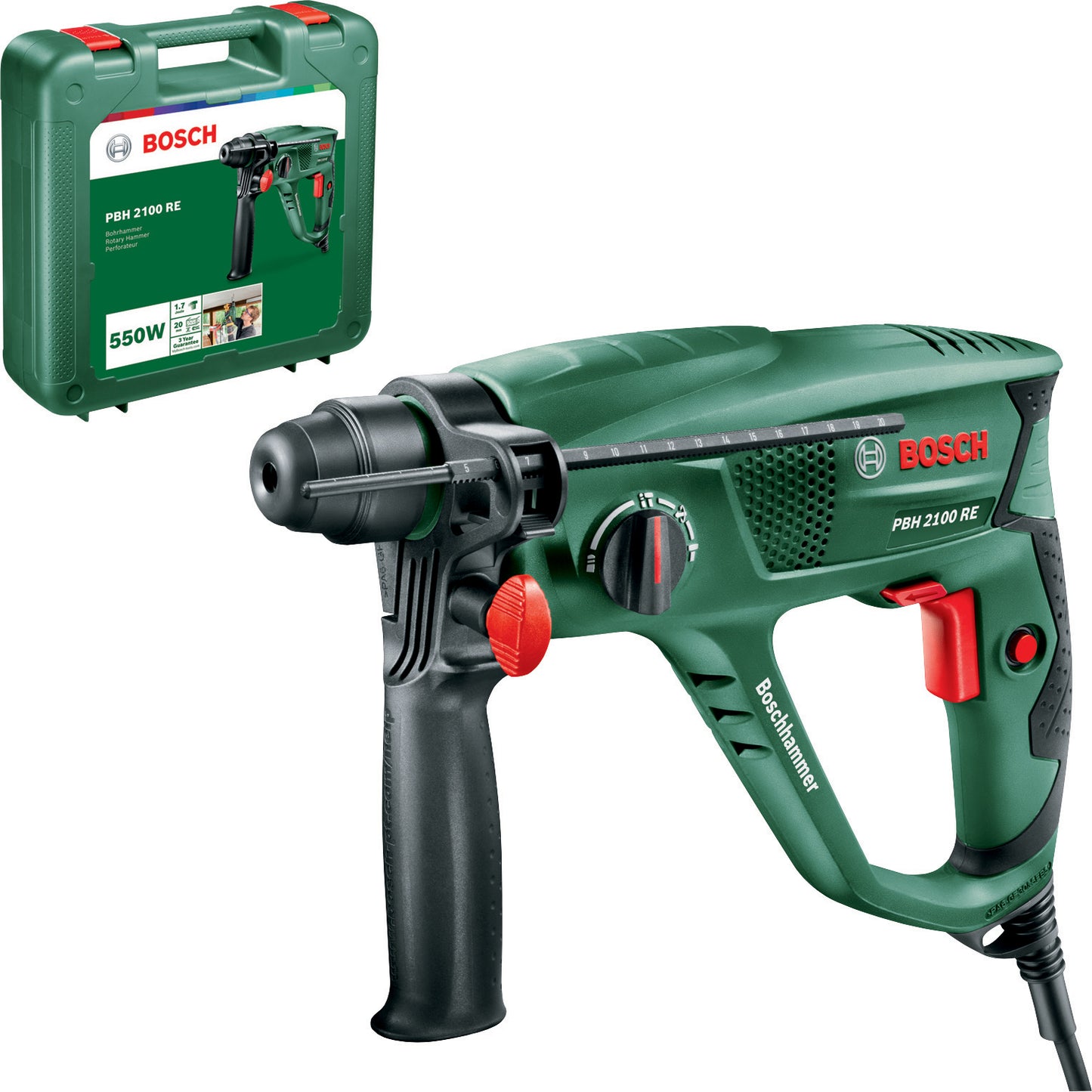 BOSCH-V TASSELLATORE 550W PBH 2100 RE