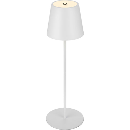 LAMPADA DA TAVOLO BT10003 BATT RICARIC BIANCO