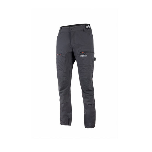 U-POWER PANTALONE ESTIVO HARMONY SLIM GRIGIO TG.XL