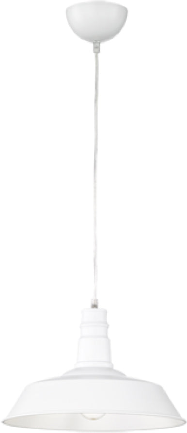 LAMPADA SOSP WILL METALLO D 36 CM BIANCO