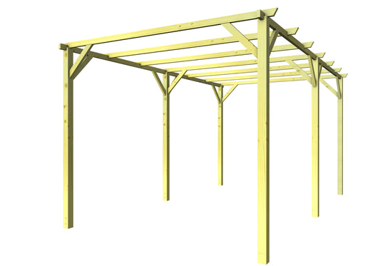 PERGOLA IN LEGNO IMPREGNATO 300X500 CM