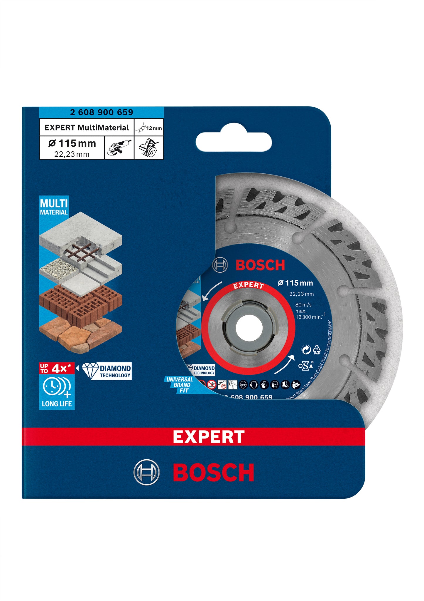 BOSCH-A DISCO  DIAMANTATO EXPERT D 115 MM