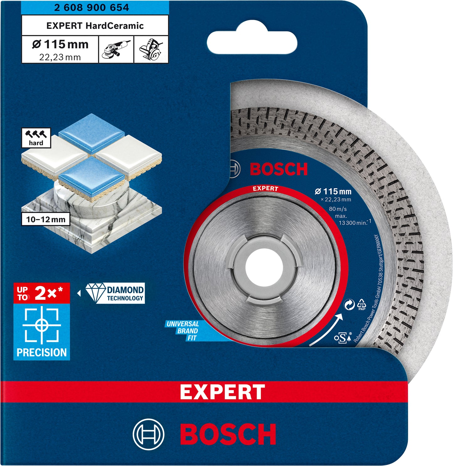 BOSCH-A DISCO DIAMANTATO EXPERT CERAMICA D 115 MM