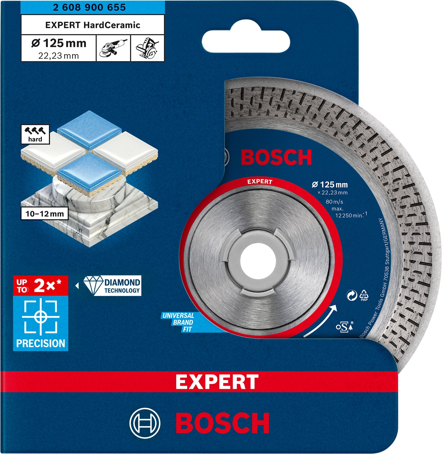 BOSCH-A DISCO DIAMANTATO EXPERT CERAMICA D 125 MM