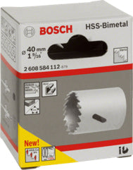 BOSCH-A SEGA A TAZZA BIMETALLICA HSS D  40