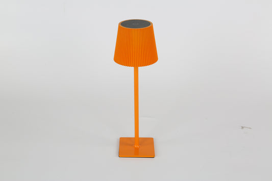 LAMPADA DA TAVOLO LED RICARICABLILE ARANCIO