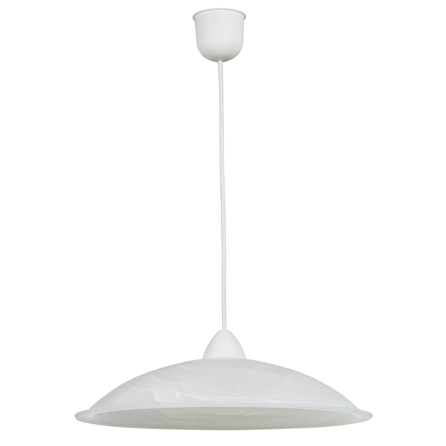 LAMPADA SOSP DUNA 40 1XE27 ALABASTRO BIANCO