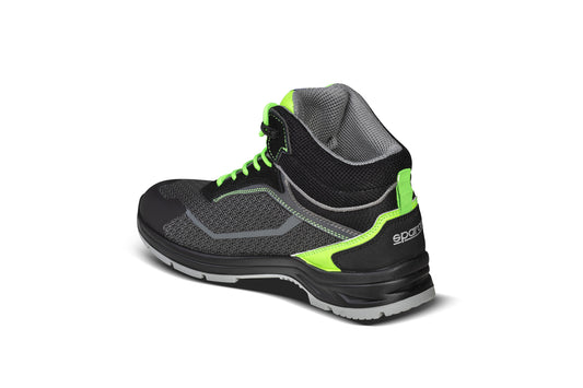 SPARCO SCARPE RANGER S3 NERO VERDE FLUO TG 39