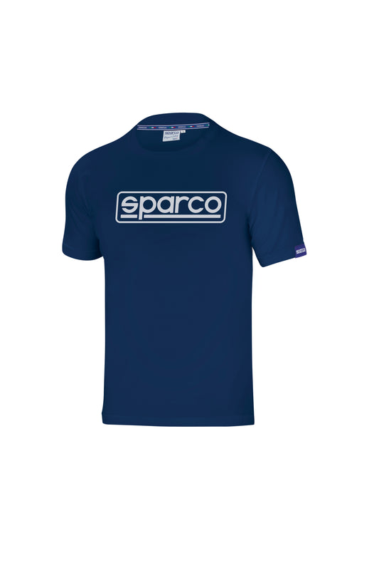 SPARCO T-SHIRT FRAME BLU MARINE TG S