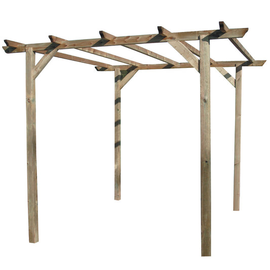 PERGOLA IN LEGNO IMPREGNATO 300X300XH220 CM