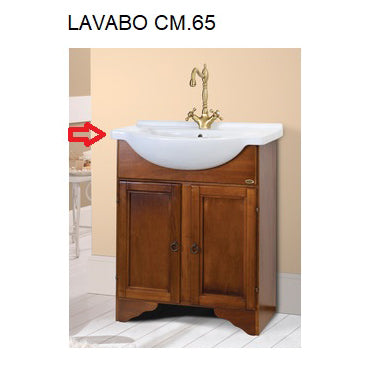 ZZ-LAVABO CONSOLE CM.65 X  MOBILE BAGNO ARTE POV.LARISA