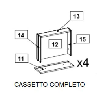 ZZ-CASSETTO COMPLETO X  KIT BUFFET LUBLIN 4C+2A