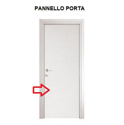 ZZ-PANNELLO PORTA MICROTEC FRASS BIANCO 210X80