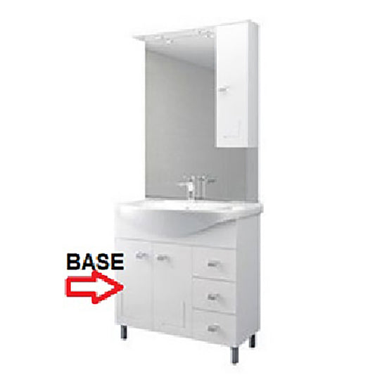 ZZ-BASE X MOBILE BAGNO BIANCO EVA CM.85