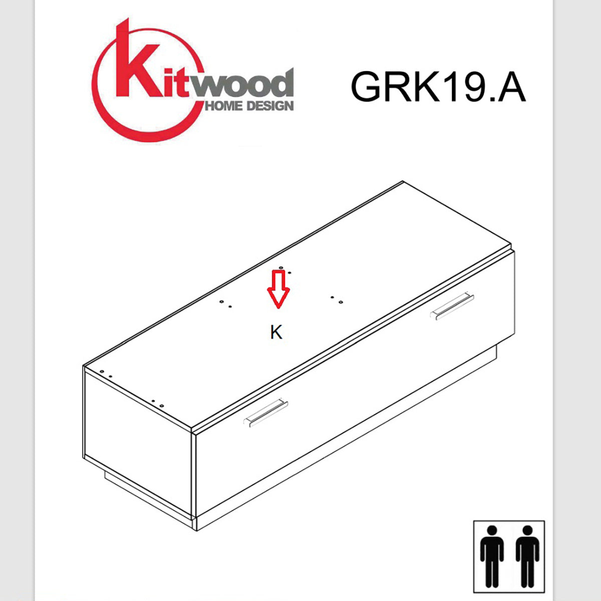 ZZ-TOP K ANTR..GRK19.A X KIT PARETE LIVING NAT.WOOD/ANTRAC.