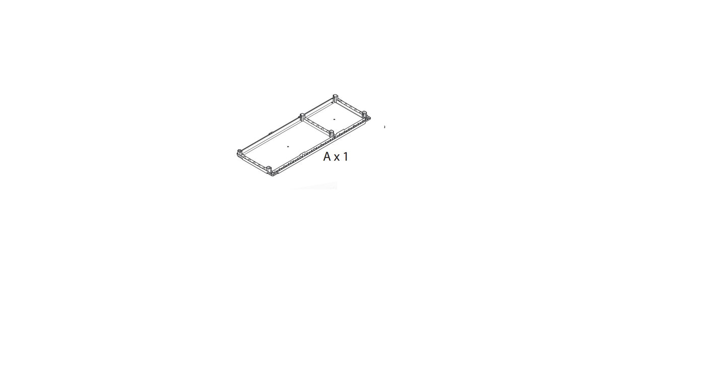 ZZ-AX1 X PATTUMIERA 3 ANTE 102X37XH90 CM ART PLAST