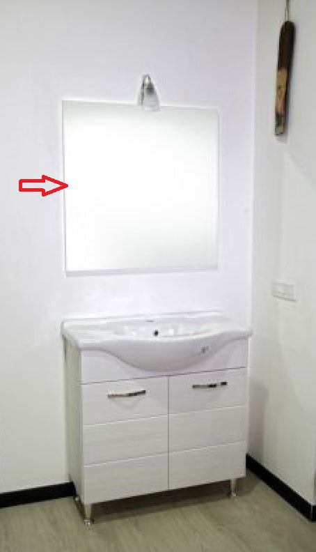 ZZ-SPECCHIO X MOBILE BAGNO ANTONELLA 2 ANTE  82 BIANCO PORTUNA