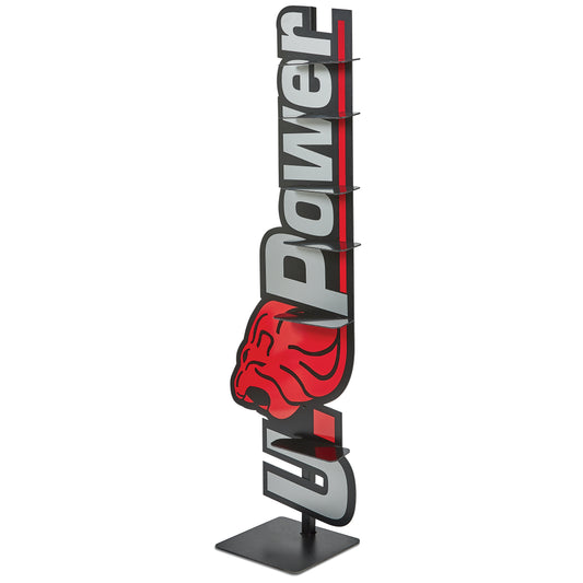 U-POWER ESPOSITORE A PAVIMENTO 6 POSTI 45X35X160