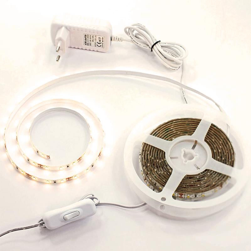 KIT STRIP LED  7,2W 3 M IP54 CALDA