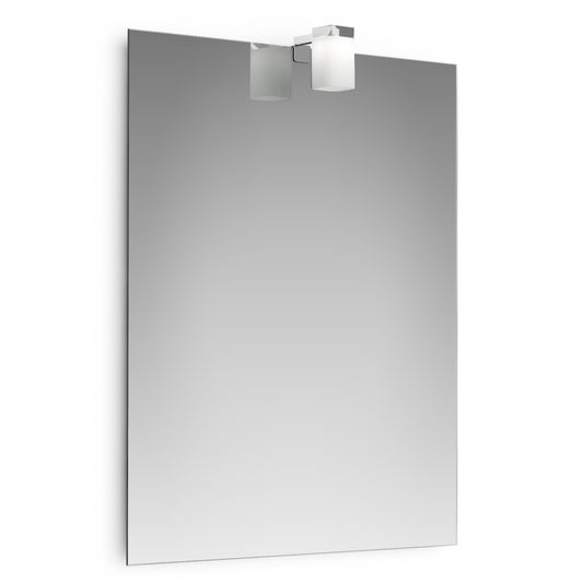 SPECCHIO A FILO  45X65 CM C/LAMPADA LED