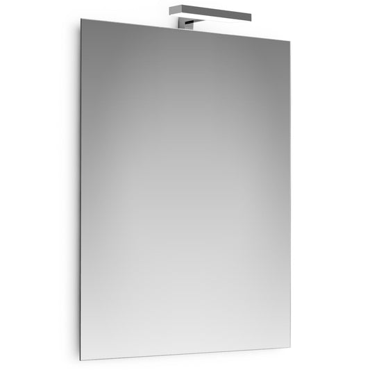 SPECCHIO A FILO  60X80 CM C/LAMPADA LED 18 CM