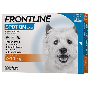 FRONTLINE SPOT-ON 02-10 KG CANI PICCOLI 3+1 PIPETTE