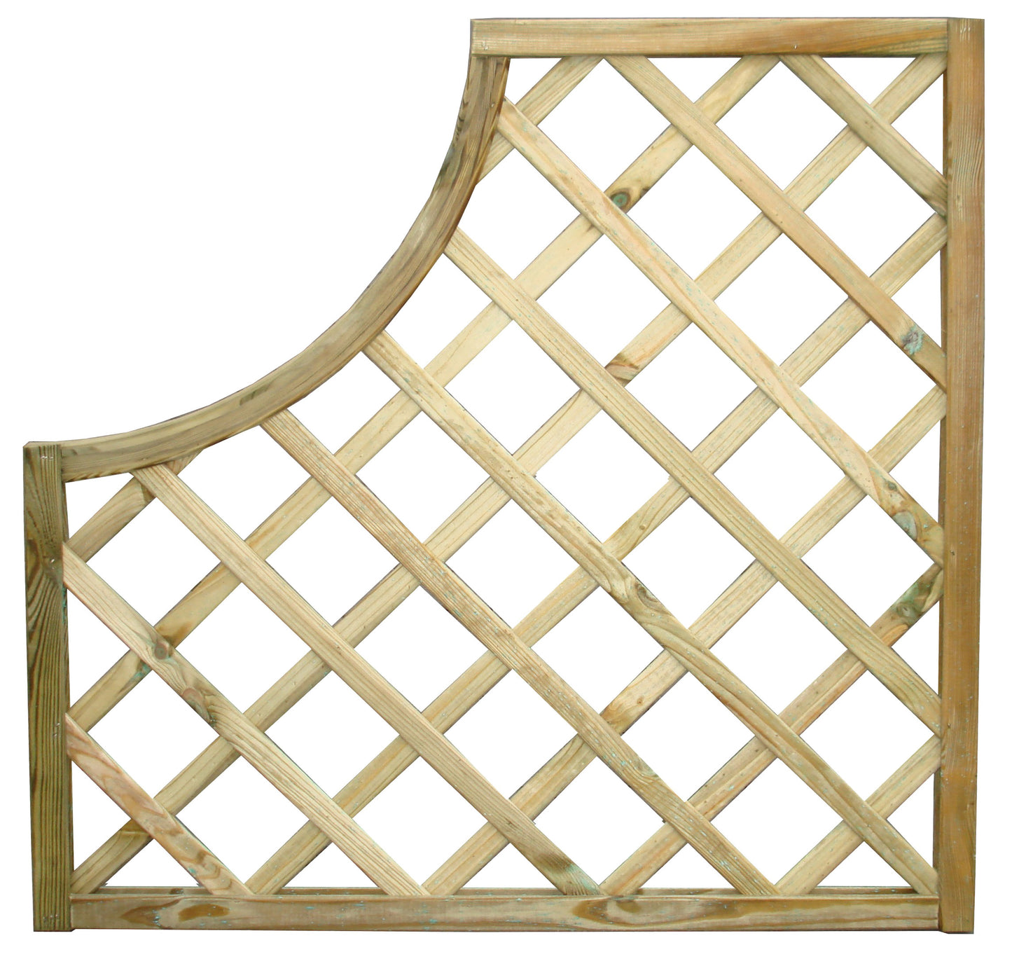 GRIGLIATO PINO IMPREGNATO 35  90XH 90 CM SAGOMATO