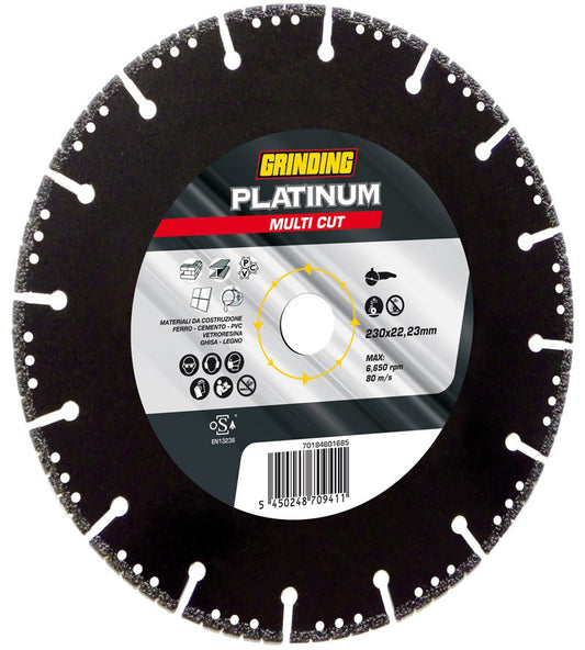 GRINDING PLATINUM DISCO DIAMAN. MULTICUT 230X3,1