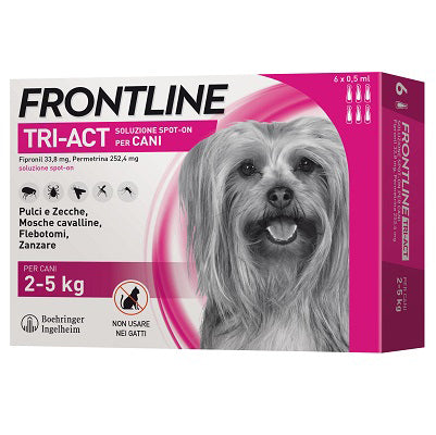 FRONTLINE TRI-ACT  2- 5 KG 6 PIPETTE OFF. SPECIALE