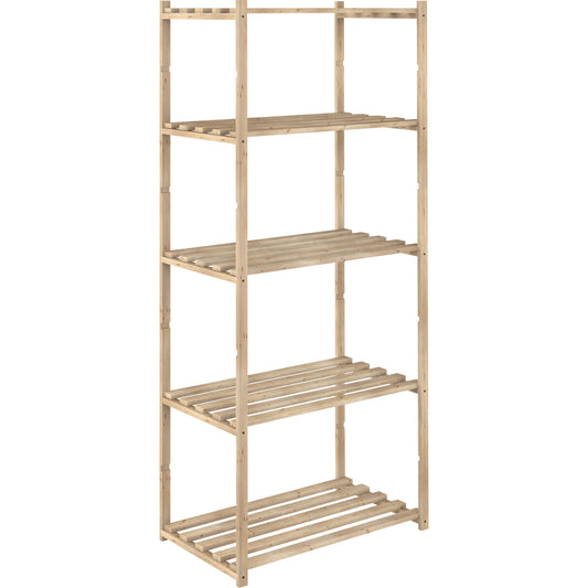 SCAFFALE IN PINO 5 RIPIANI 65X40XH171 CM