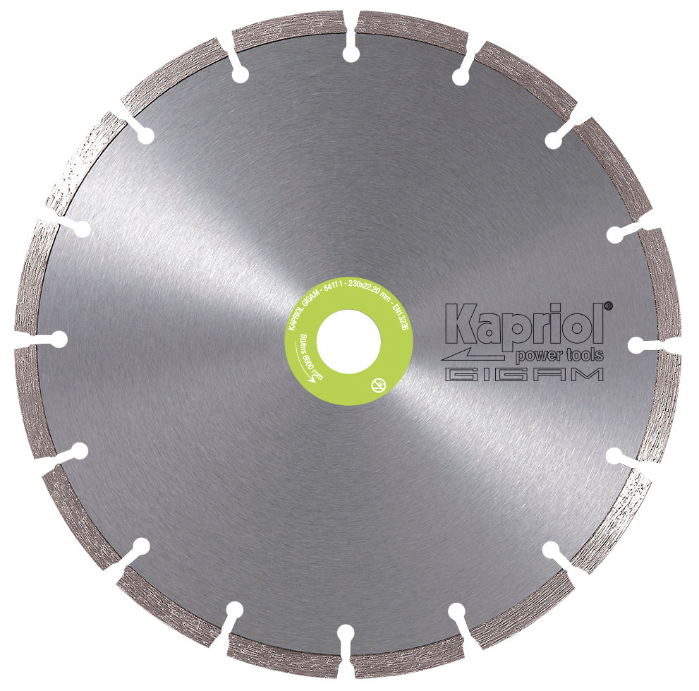 KAPRIOL DISCO DIAMANT A SETTORI 230 MM 54109