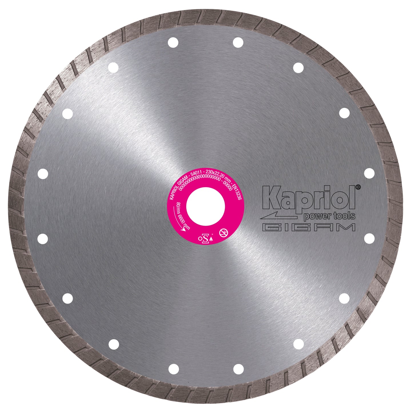 KAPRIOL DISCO DIAMANT CONT D 115 MM TURBO 54010