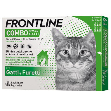 FRONTLINE COMBO GATTI 6 PIPETTE OFF. SPECIALE